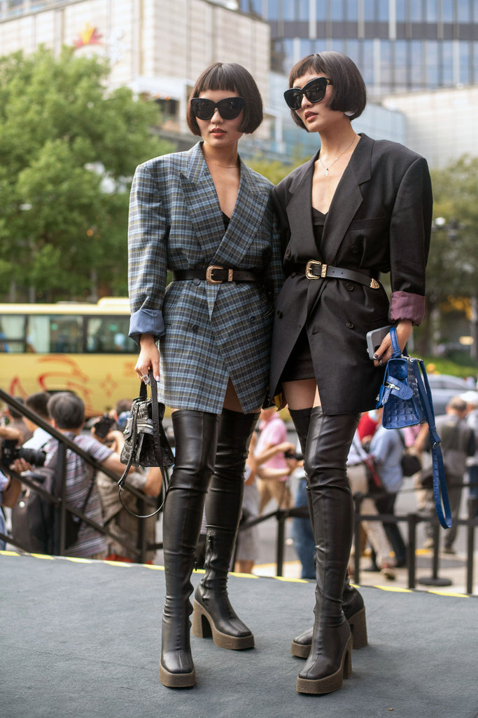 De beste streetstyle tijdens de Shanghai Fashion Week Spring 2022